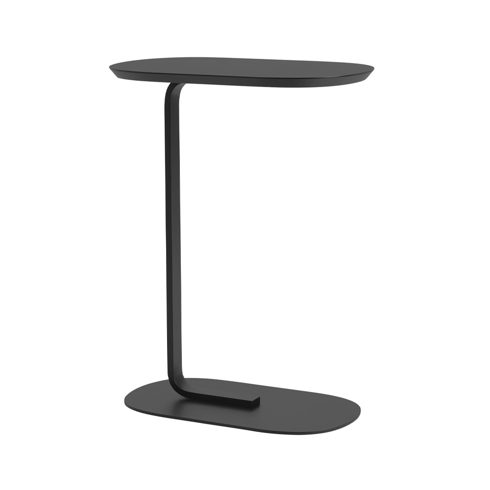 Muuto Relate sidobord 73,5 cm Black | Skandinavisk Design | Avlastningsbord & Sidobord | Svart