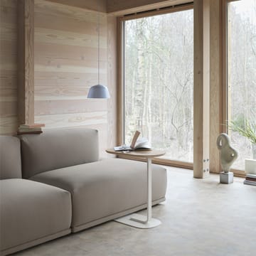Relate sidobord 73,5 cm - Oak veneer-Off white - Muuto