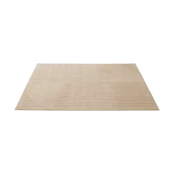 Relevo Rug Quattro ullmatta - Light rose, 200x300 cm - Muuto