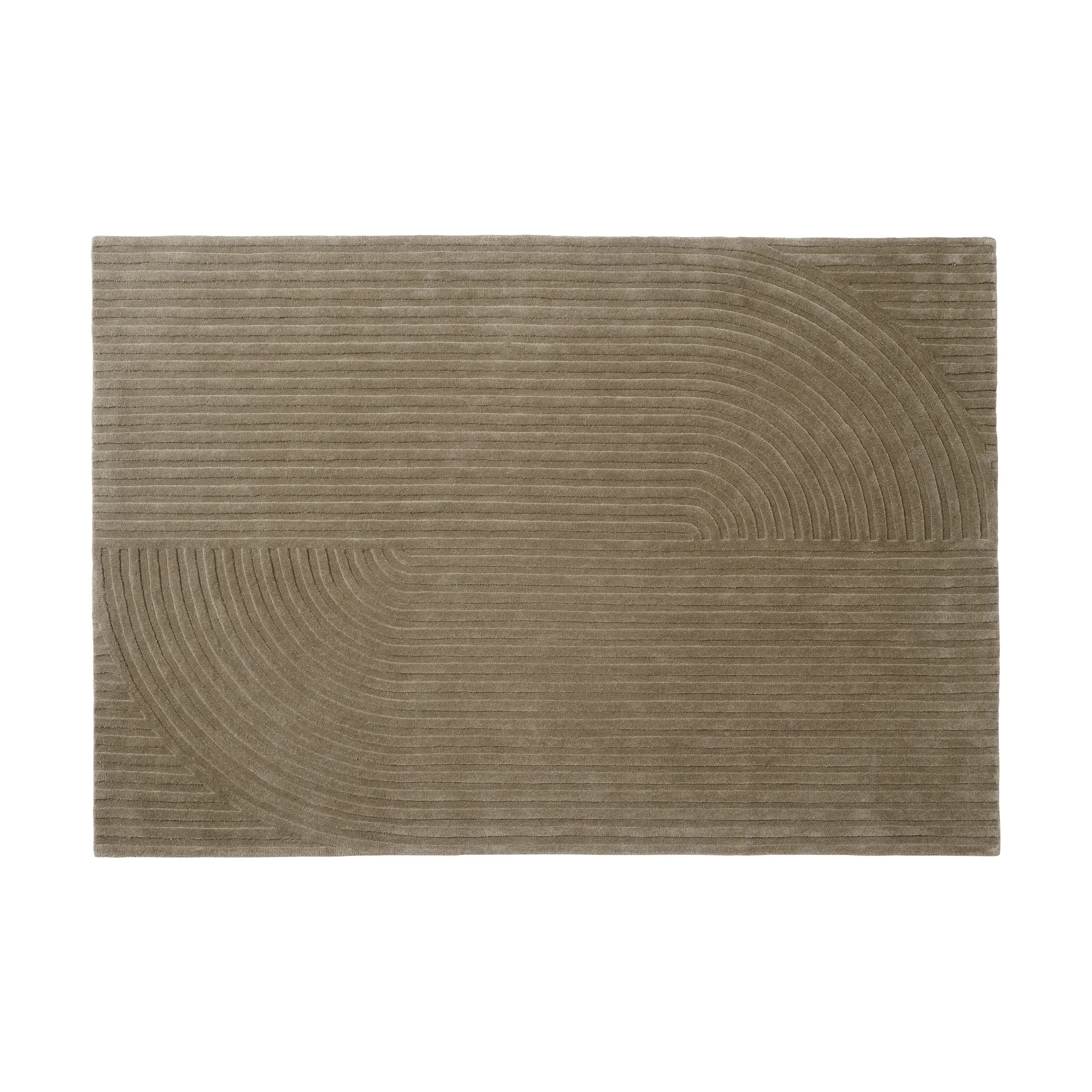 Relevo Rug Quattro ullmatta, Taupe, 170x240 cm Muuto Relevo Rug Quattro ullmatta, Taupe, 170x240 cm Muuto