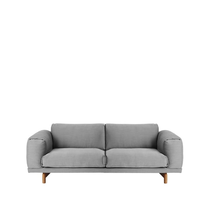 Rest soffa - 2-sits tyg steelcut trio ii 133 light grey-ekben - Muuto