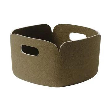 Restore förvaringskorg 28x28 cm - Brown green - Muuto