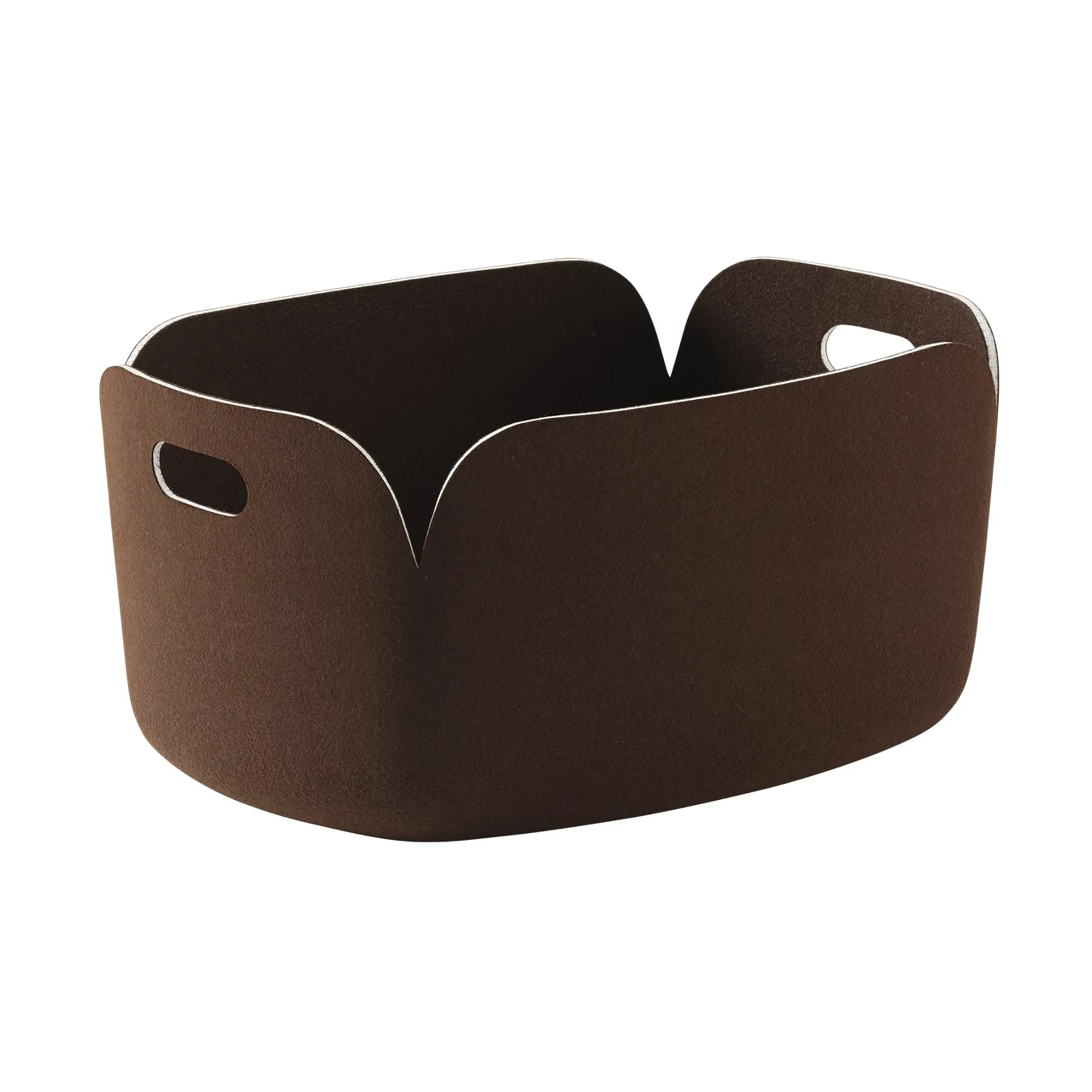 Restore förvaringskorg, Dark Brown Muuto
