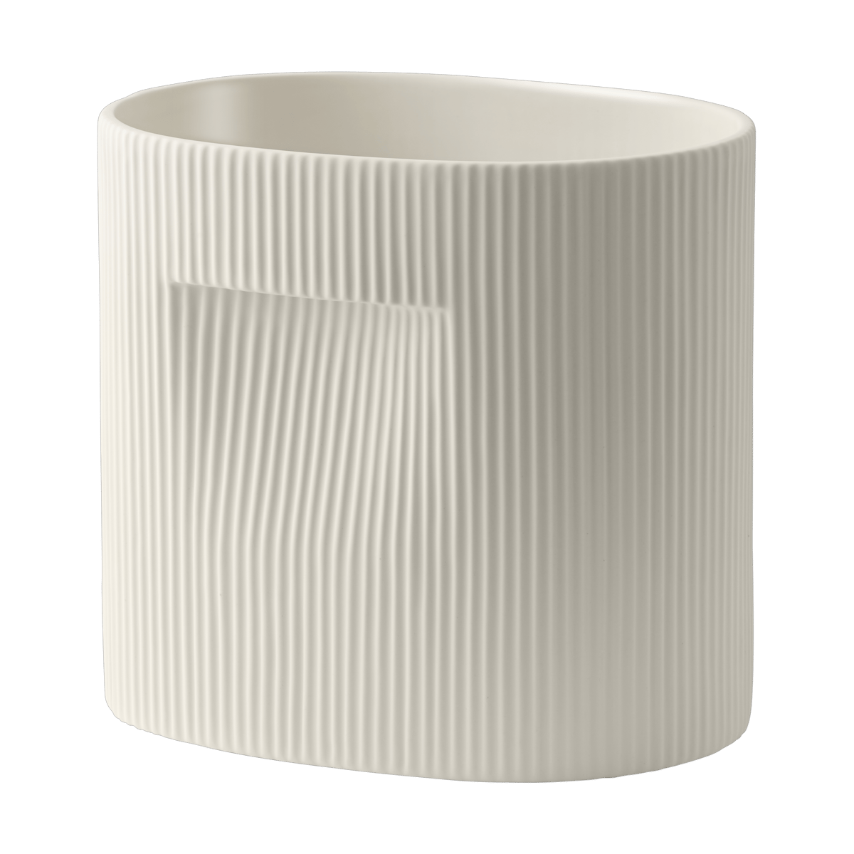 Muuto Ridge kruka 24 cm Off-white | Skandinavisk Design | Krukor | Vit