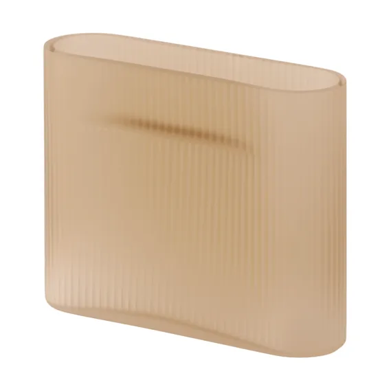 Ridge vas frostat glas 16,5 cm - Light orange - Muuto