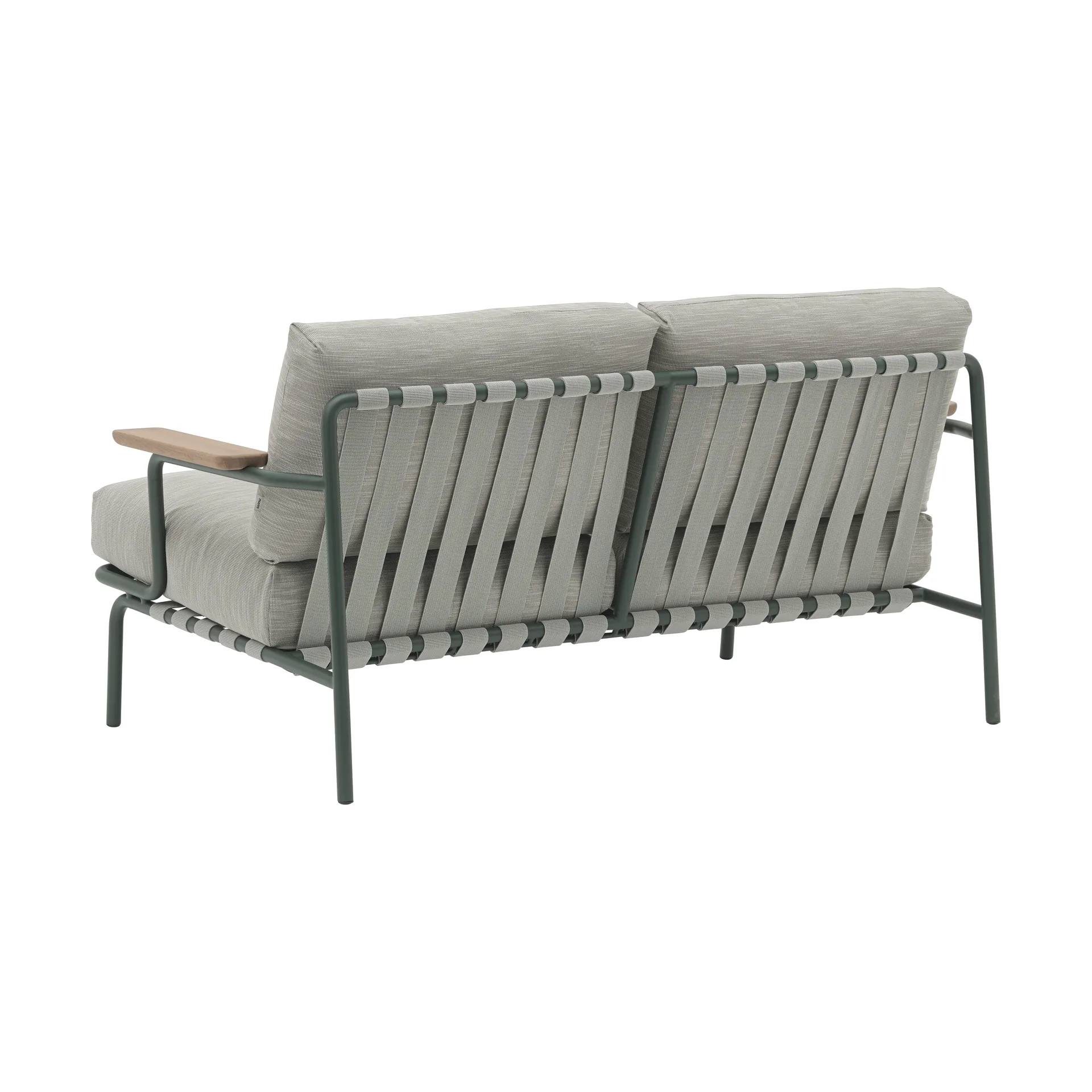 Settle 2-sits soffa, Ribbed Weave 2 Dark green Muuto