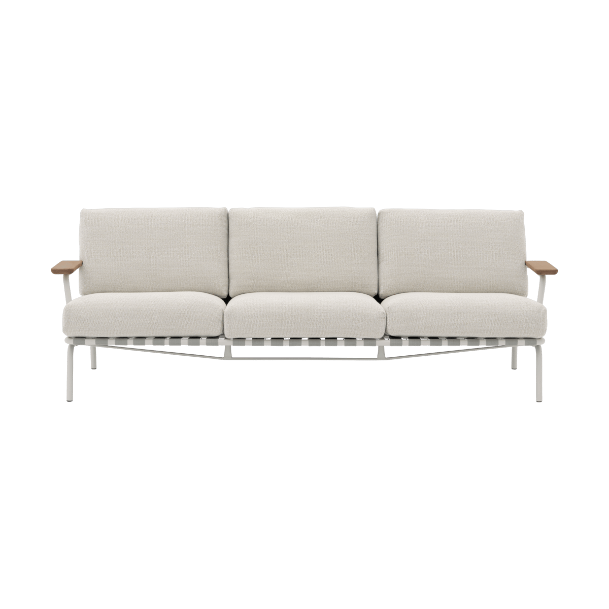 Muuto Settle 3-sits soffa Laze 1 Grey | Skandinavisk Design | Trädgårdssoffor | Grå