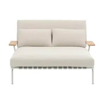 Settle loungesäng - Laze 1-grey, med armstöd - Muuto