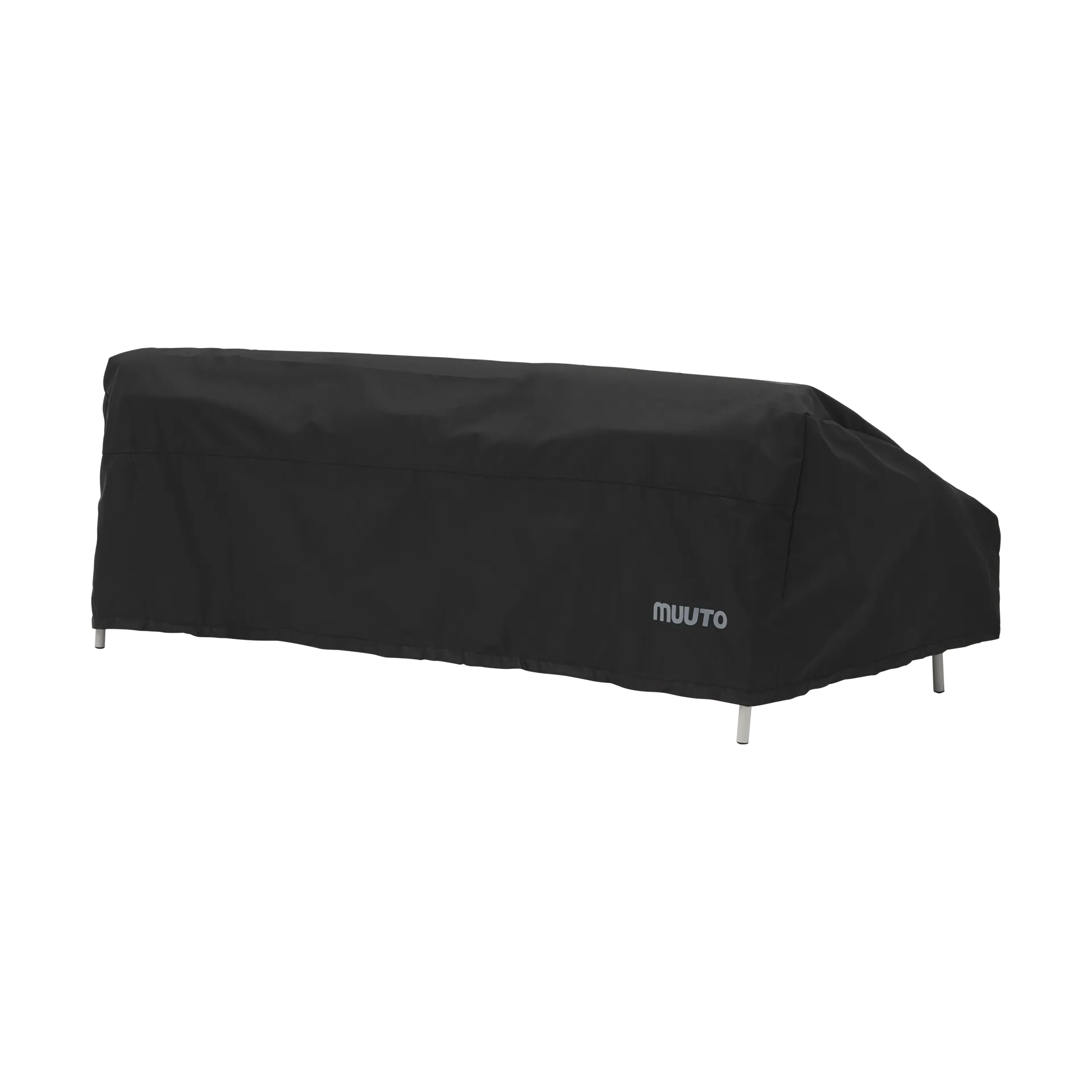 Settle Outdoor skydd till 3-sits soffa, Black Muuto