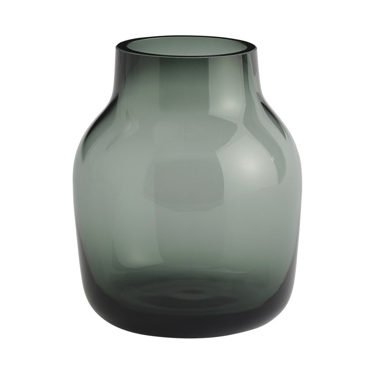 Muuto Silent vas 11 cm Dark Green | Skandinavisk Design | Vaser | Grön