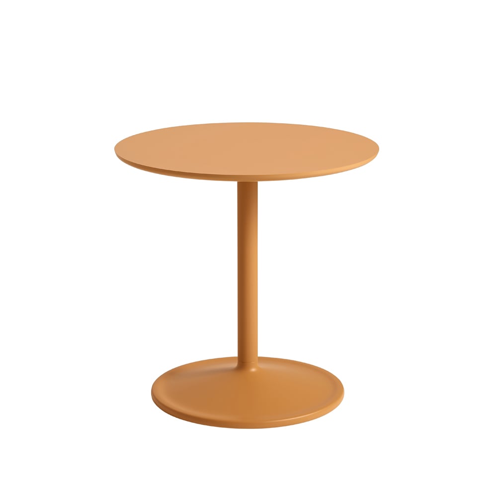 Muuto Soft sidobord 48cm Orange laminate H: 48 cm | Skandinavisk Design | Avlastningsbord & Sidobord | Orange