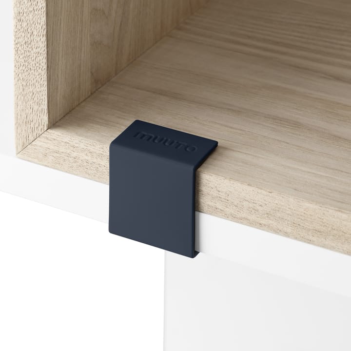 Stacked clips till förvaringssystem 5-pack, Midnight blue Muuto