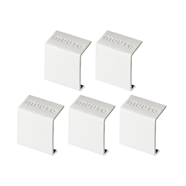 Stacked clips till förvaringssystem 5-pack - White - Muuto