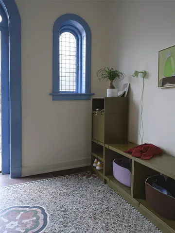 Stacked förvaringssystem hall konfiguration 1 - Brown green - Muuto