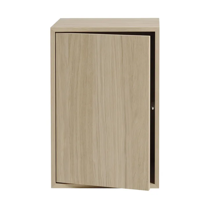 Stacked förvaringssystem med dörr large - Ek - Muuto