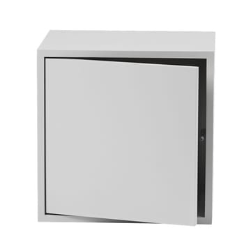 Stacked förvaringssystem med dörr medium - Light grey - Muuto