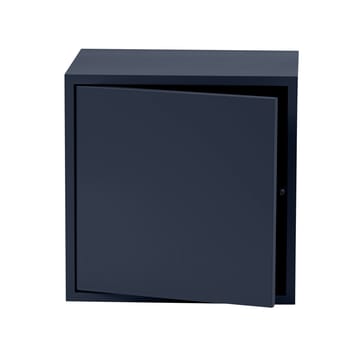 Stacked förvaringssystem med dörr medium - Midnight blue - Muuto
