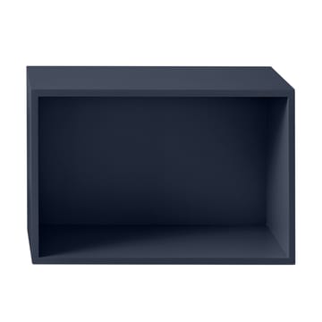 Stacked förvaringssystem med ryggskiva large - Midnight blue - Muuto