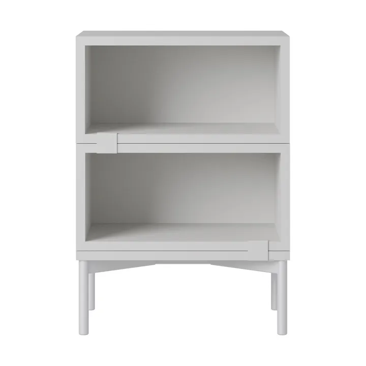 Stacked förvaringssystem sängbord konfiguration 1 - Grey - Muuto