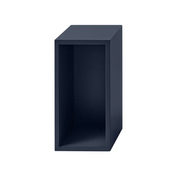 Stacked förvaringssystem small med ryggskiva - Midnight blue - Muuto