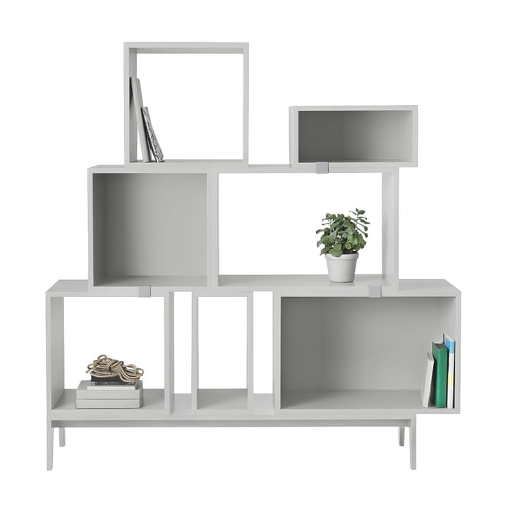 Stacked hyllsystem podium, Light grey Muuto