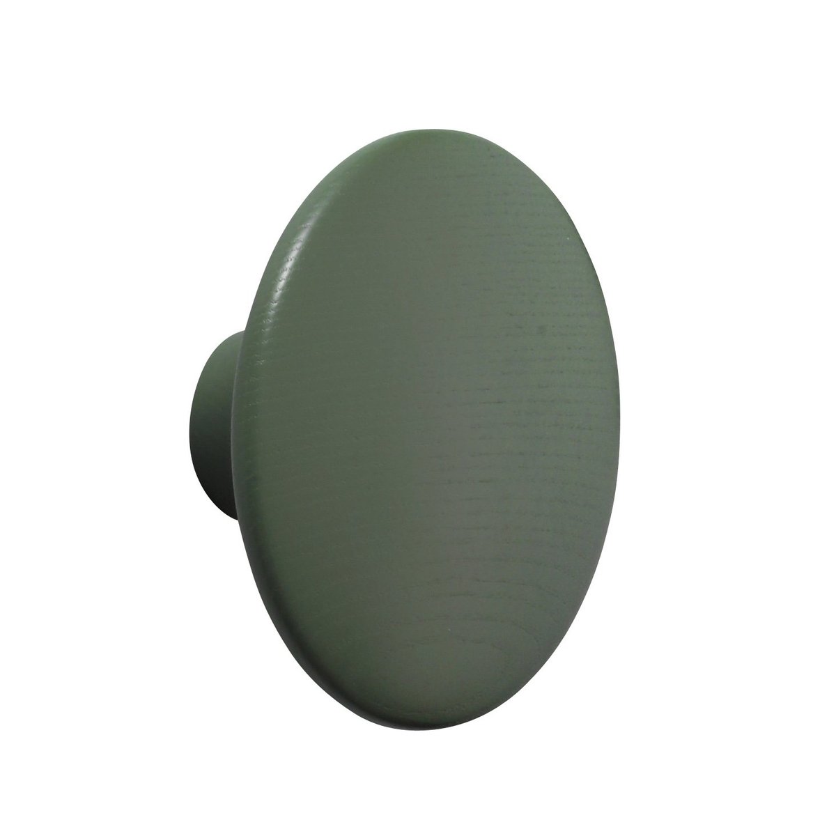 Muuto The Dots klädkrok dusty green 13 cm | Skandinavisk Design | Krokar & Hängare | Grön