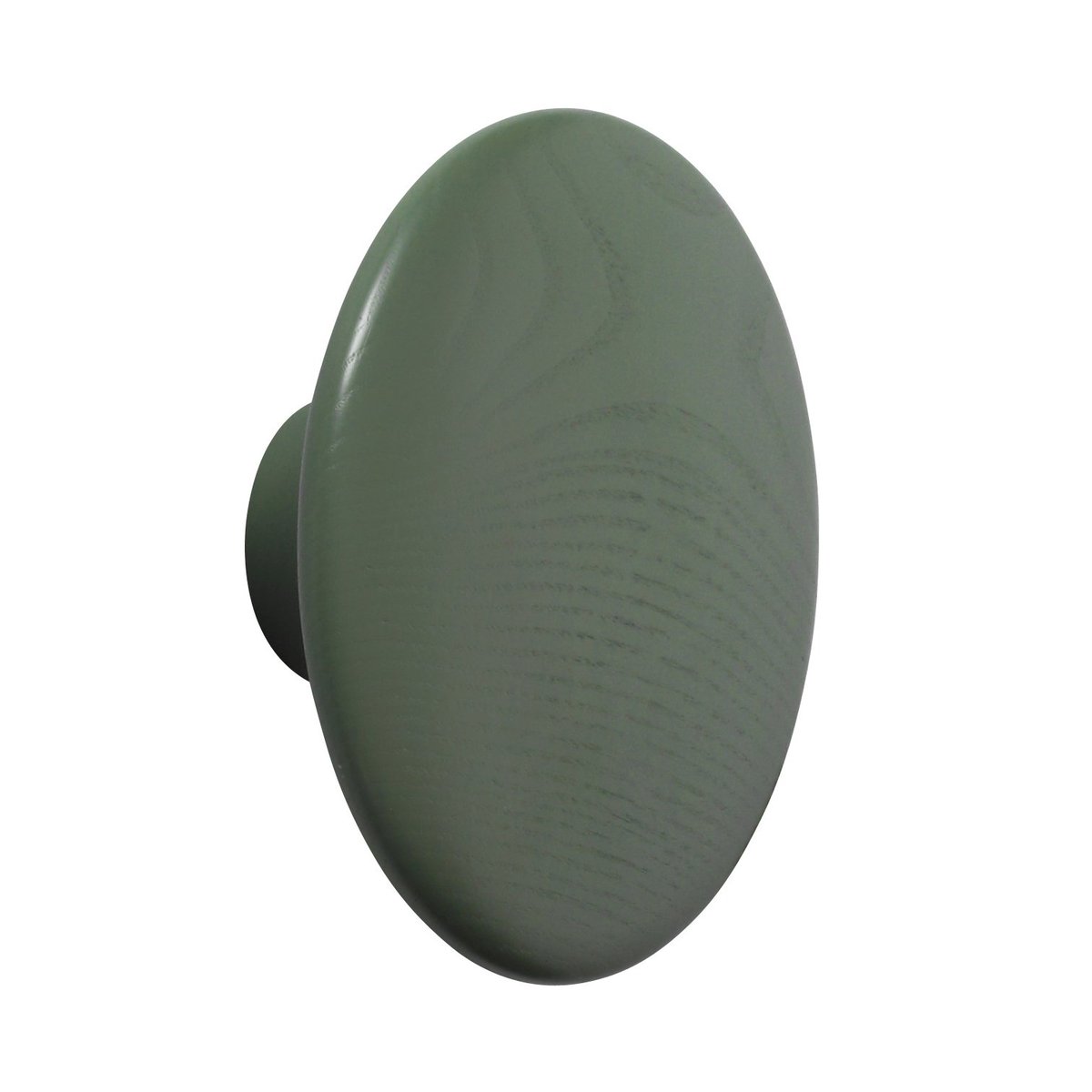 Muuto The Dots klädkrok dusty green 17 cm | Skandinavisk Design | Krokar & Hängare | Grön