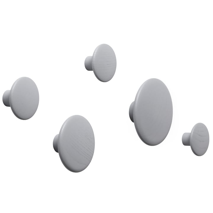 The Dots klädkrok grå - Ø17 cm - Muuto
