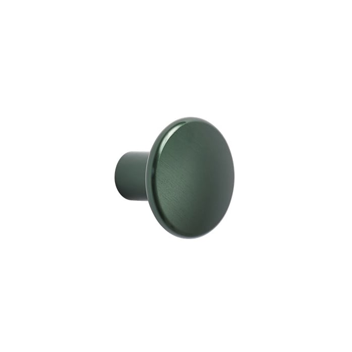 Muuto The Dots klädkrok metall 2,7 cm Dark green | Skandinavisk Design | Krokar & Hängare | Grön