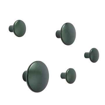 The Dots klädkrok metall Ø2,7 cm - Dark green - Muuto