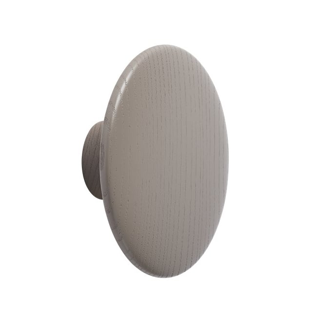 Muuto The Dots klädkrok taupe 13 cm | Skandinavisk Design | Krokar & Hängare | Brun