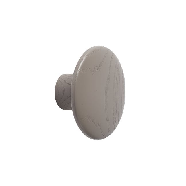 Muuto The Dots klädkrok taupe 9 cm | Skandinavisk Design | Krokar & Hängare | Brun