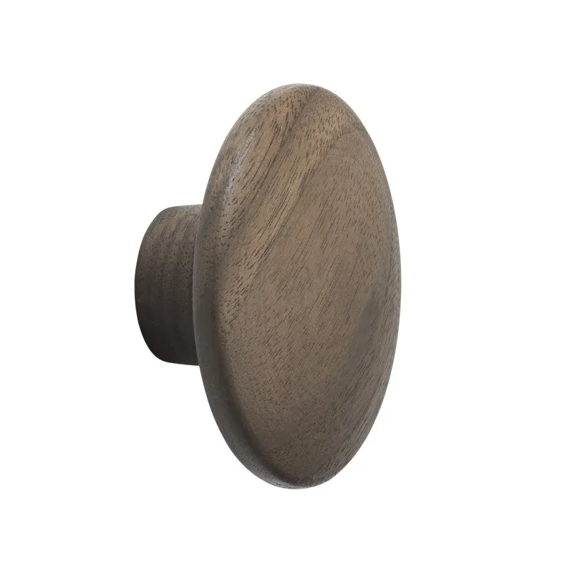 The Dots klädkrok valnöt, Ø6,5 cm Muuto