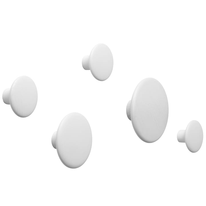 The Dots klädkrok vit, Small Muuto