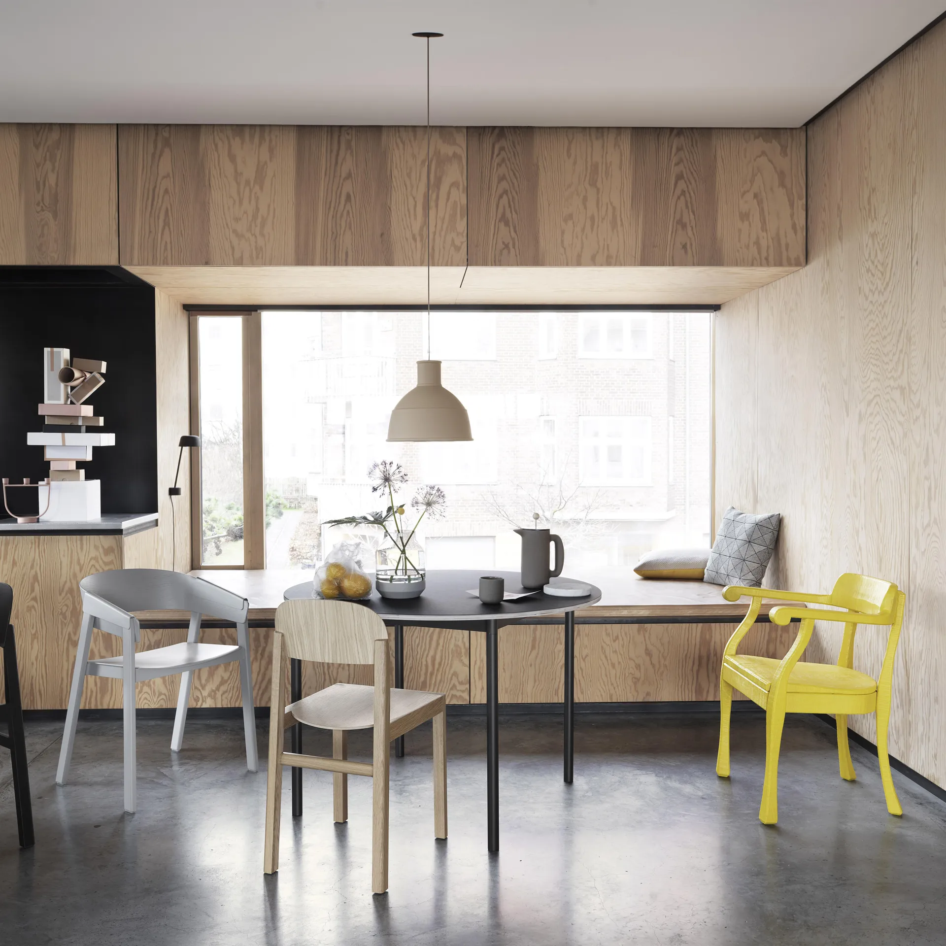 Unfold lampa, Beige rose Muuto