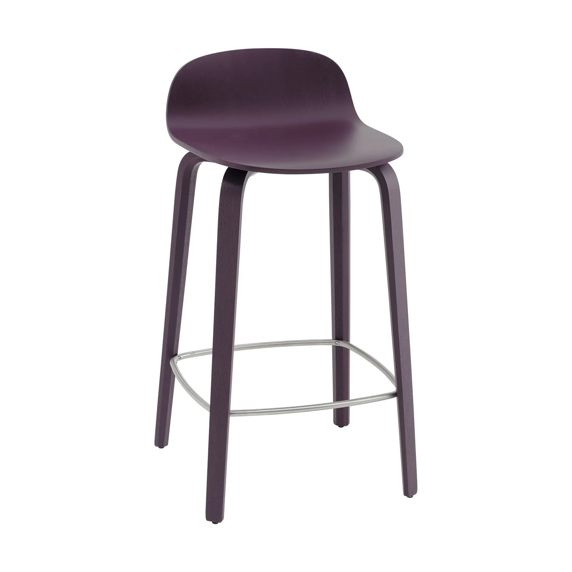 Visu barstol 65 cm, Dark plum Muuto