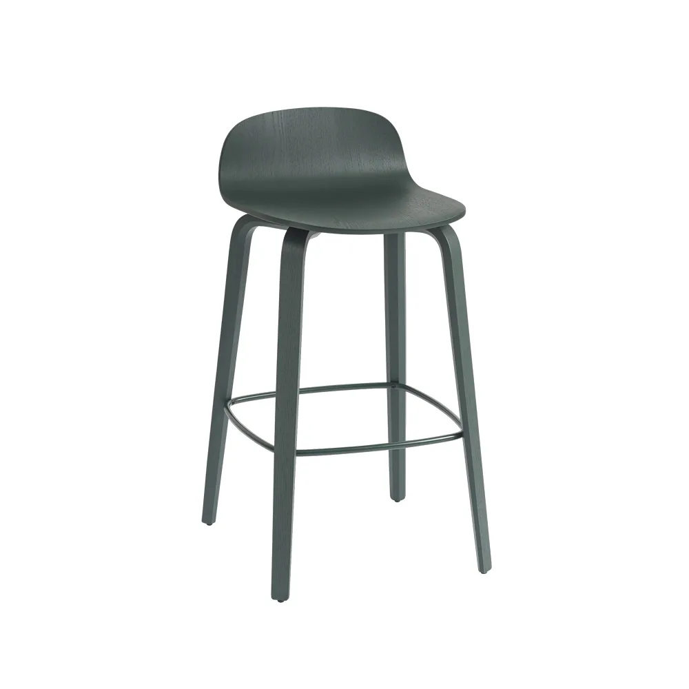 Muuto Visu barstol Dark green-Dark green