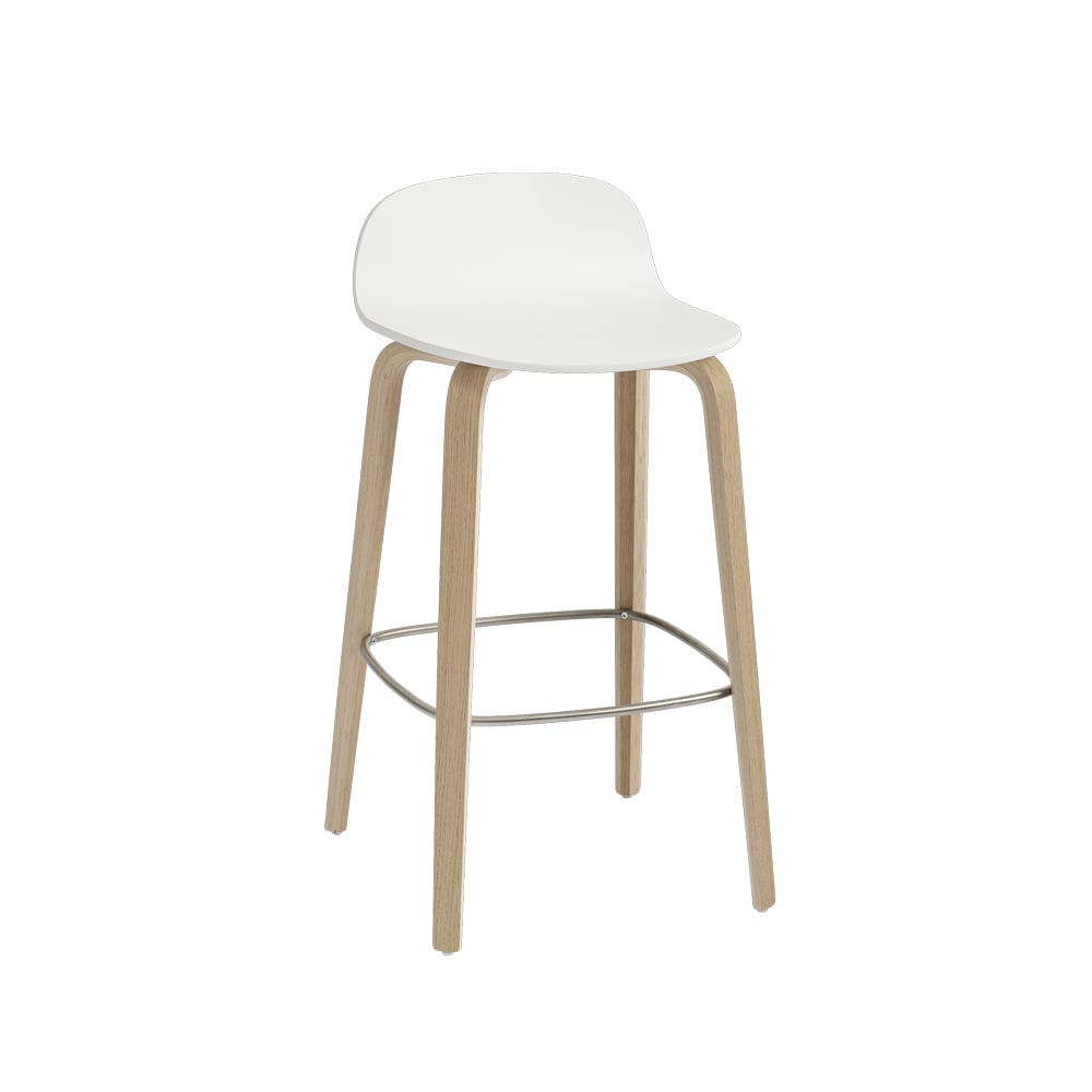 Muuto Visu barstol White-Oak | Skandinavisk Design | Barstolar | Vit