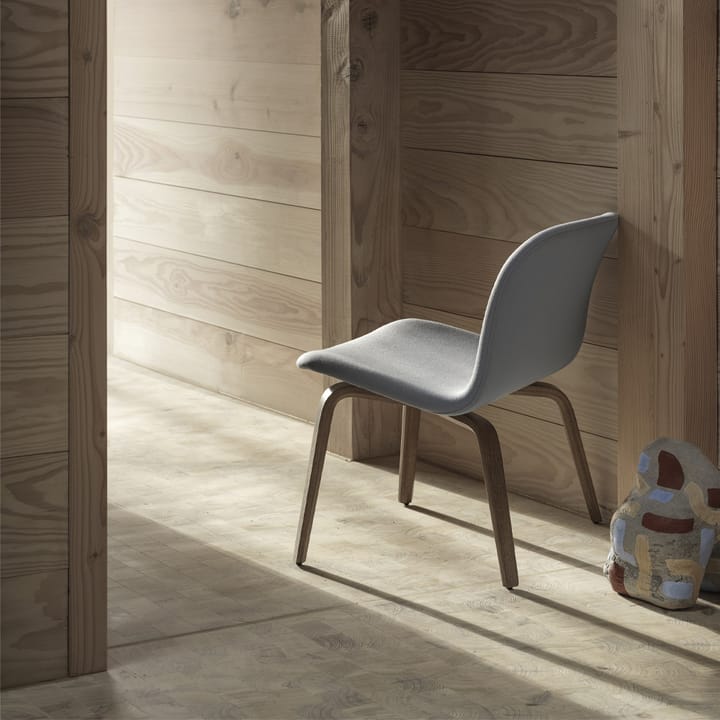 Visu loungefåtölj klädd stol, Steelcut trio 190-Black Muuto