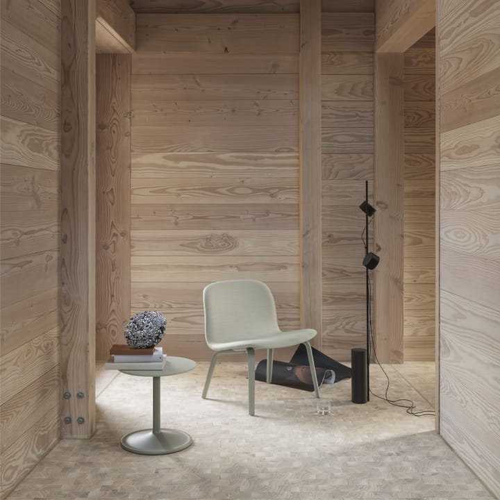 Visu loungefåtölj klädd stol, Steelcut trio 190-Black Muuto