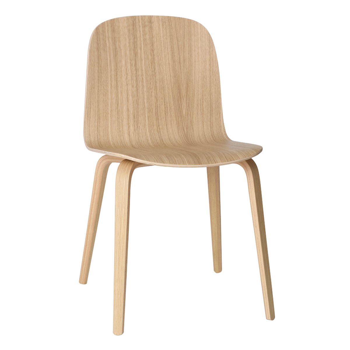 Muuto Visu stol träbas Oak | Skandinavisk Design | Stolar | Brun