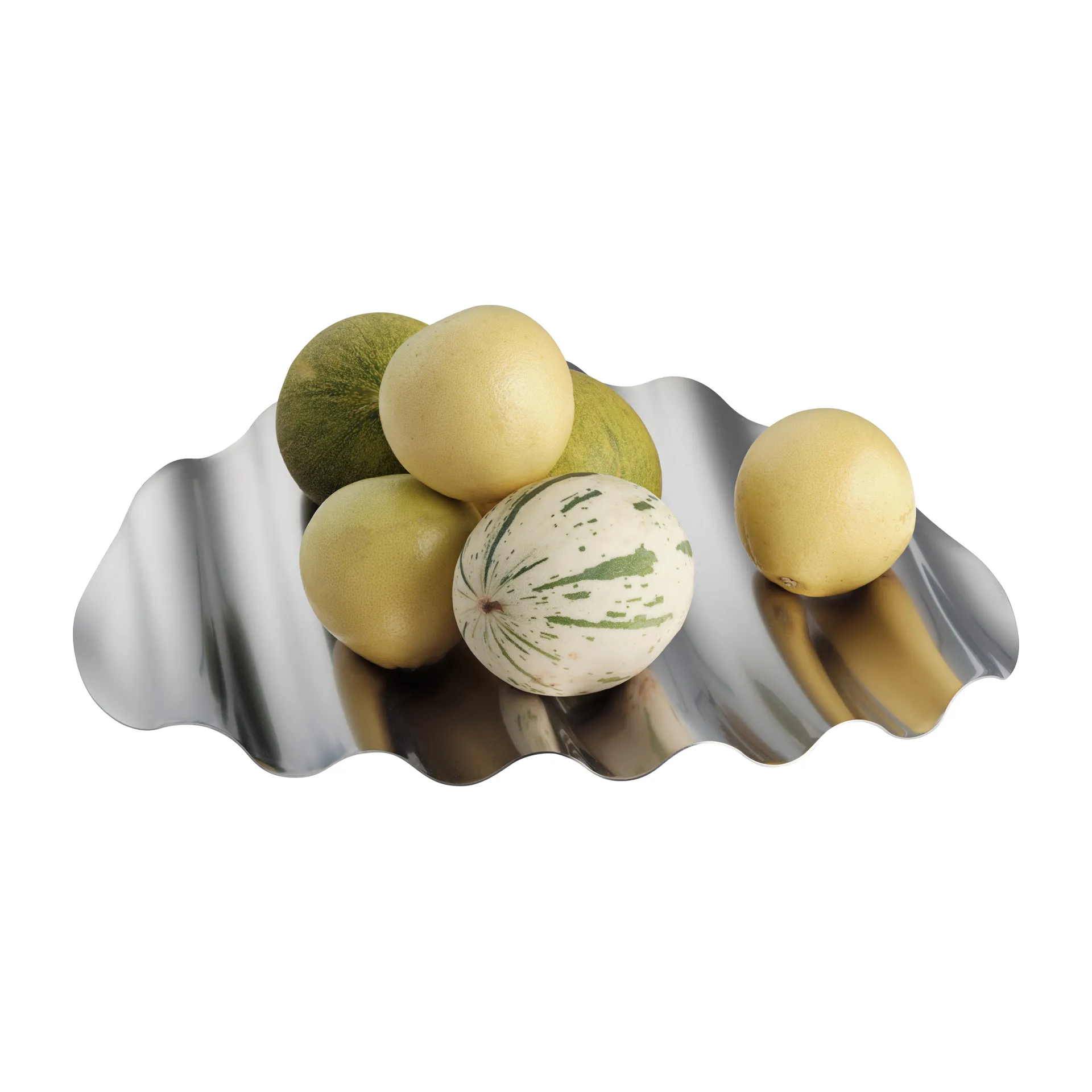 Wave bricka Ø50 cm, Rostfritt stål Muuto