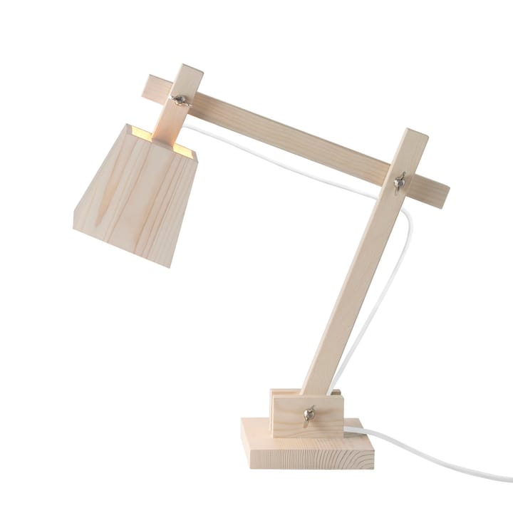 Wood skrivbordslampa - vit sladd - Muuto