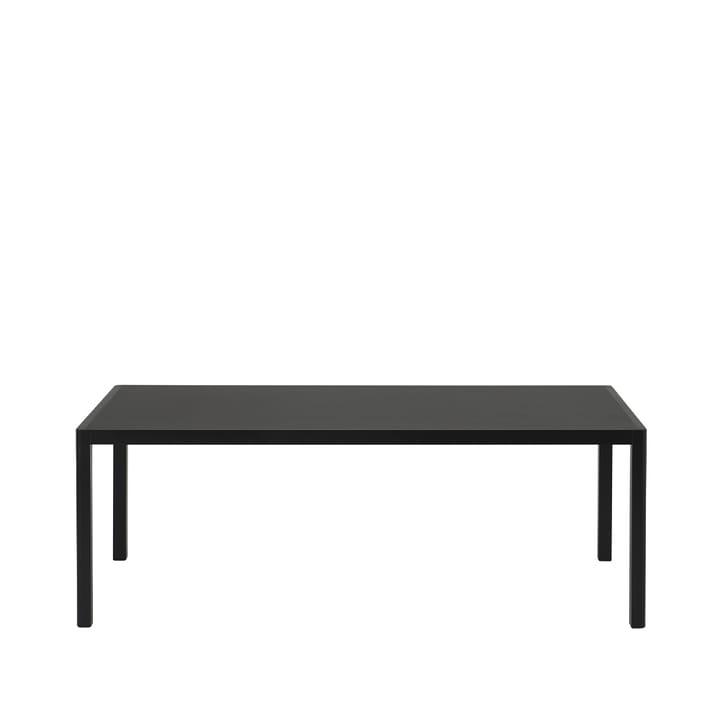 Workshop matbord, Black linoleum-Black 200x92 cm Muuto