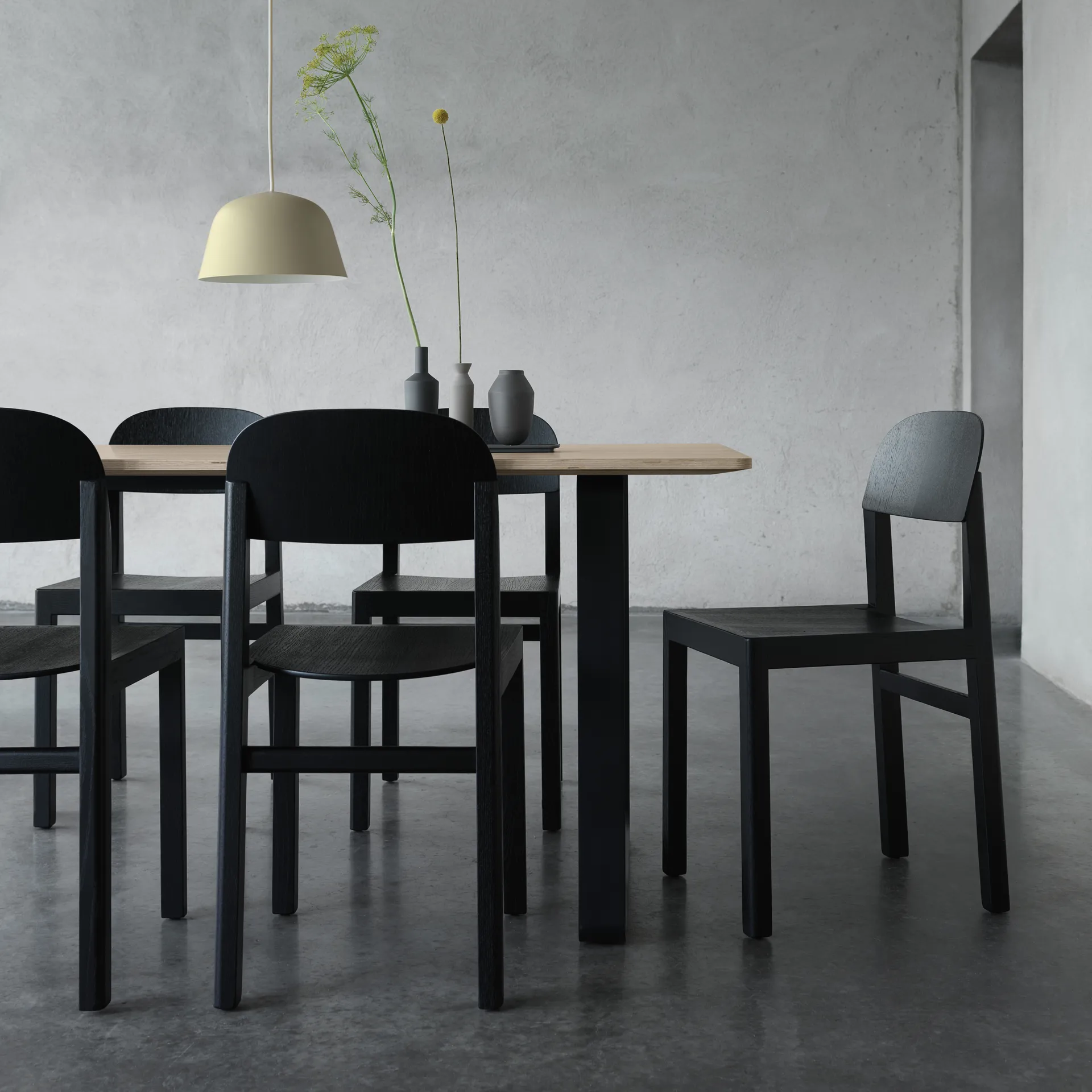 Workshop stol, Svart Muuto