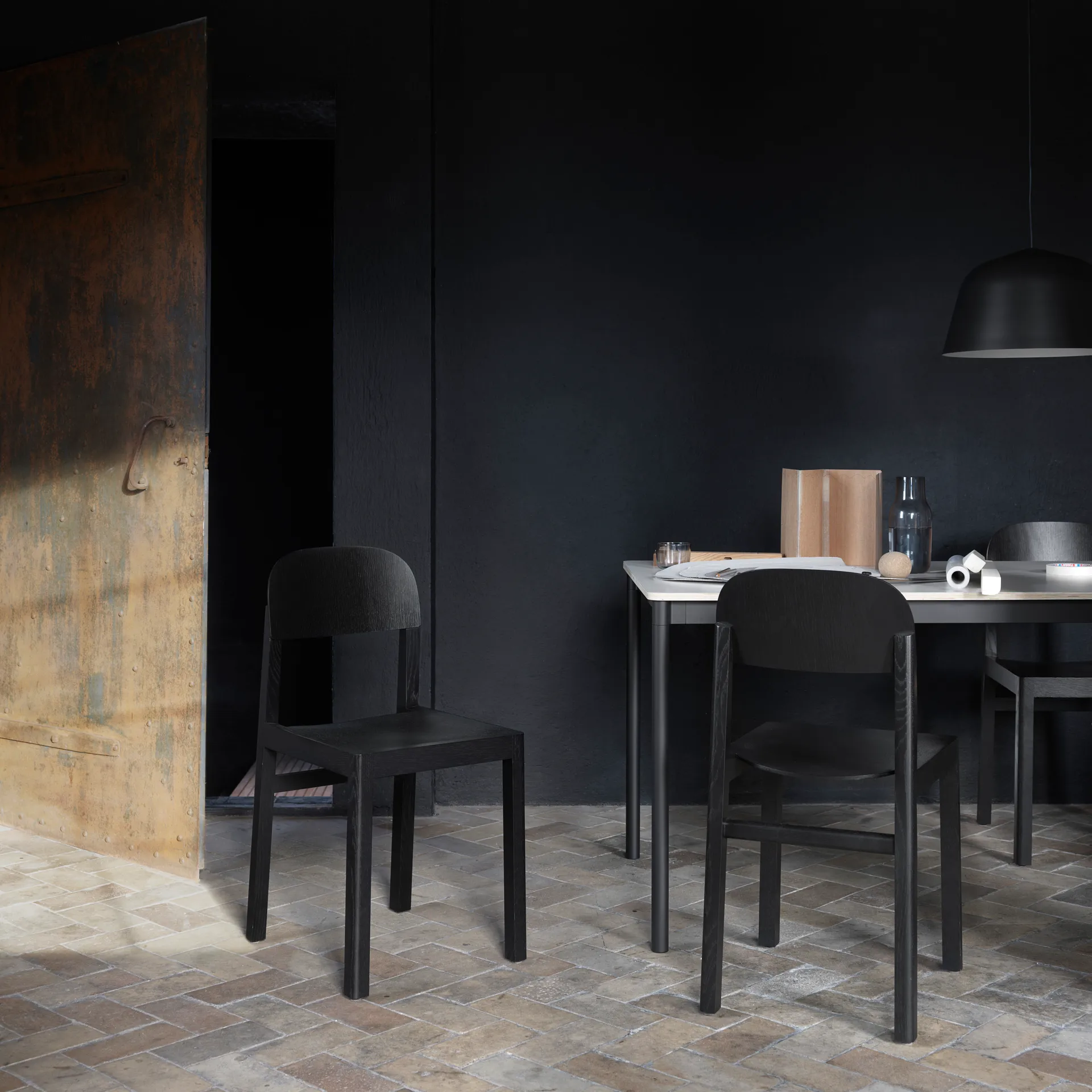 Workshop stol, Svart Muuto