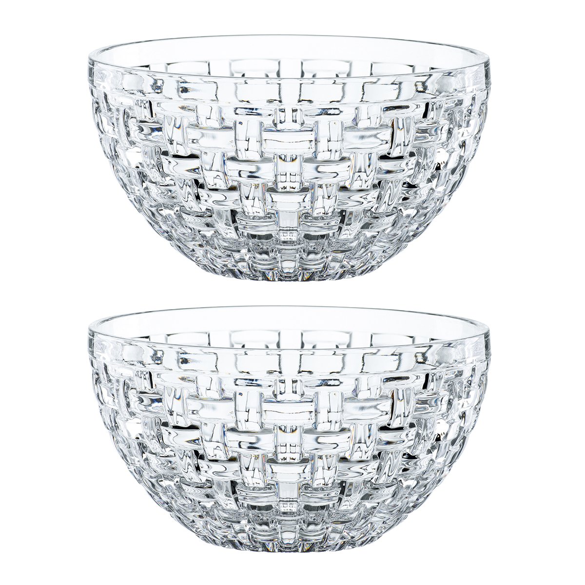 Nachtmann Bossa Nova skål 15 cm 2-pack Klar | Skandinavisk Design | Serveringsskålar | Transparent