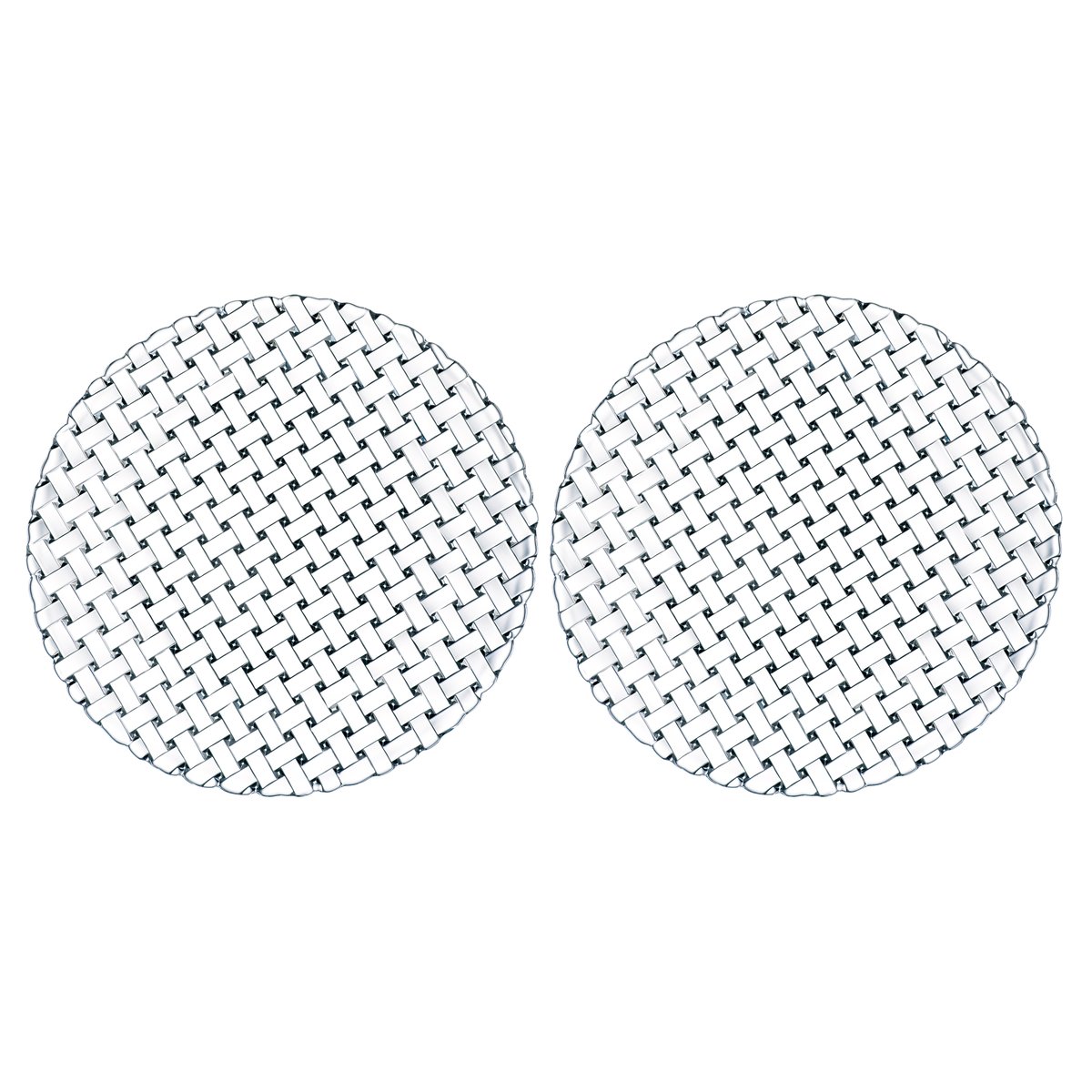 Nachtmann Bossa Nova tallrik 32 cm 2-pack Klar | Skandinavisk Design | Mattallrikar | Transparent
