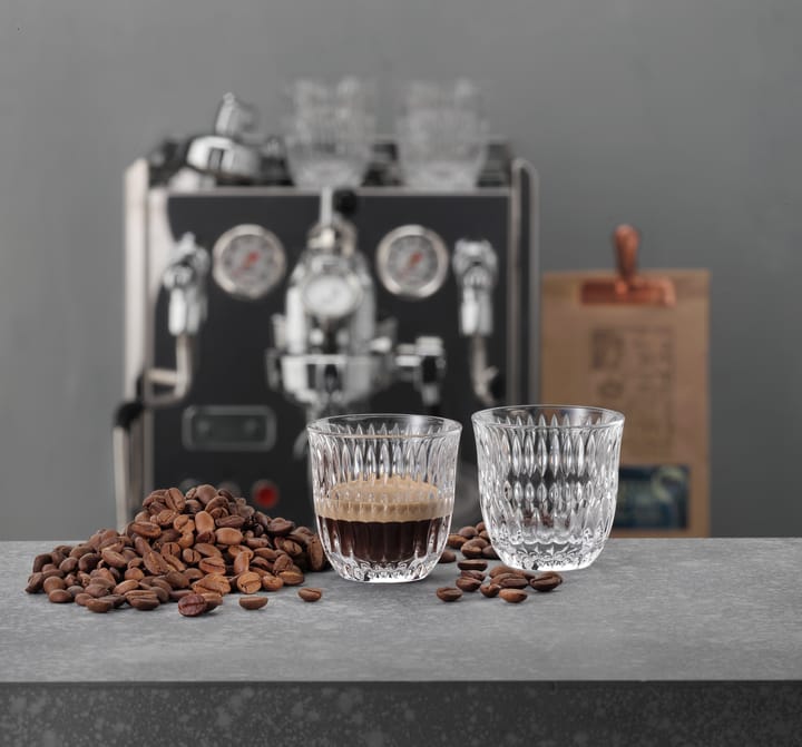 Ethno Barista Espresso glas 9 cl 2-pack - Clear - Nachtmann