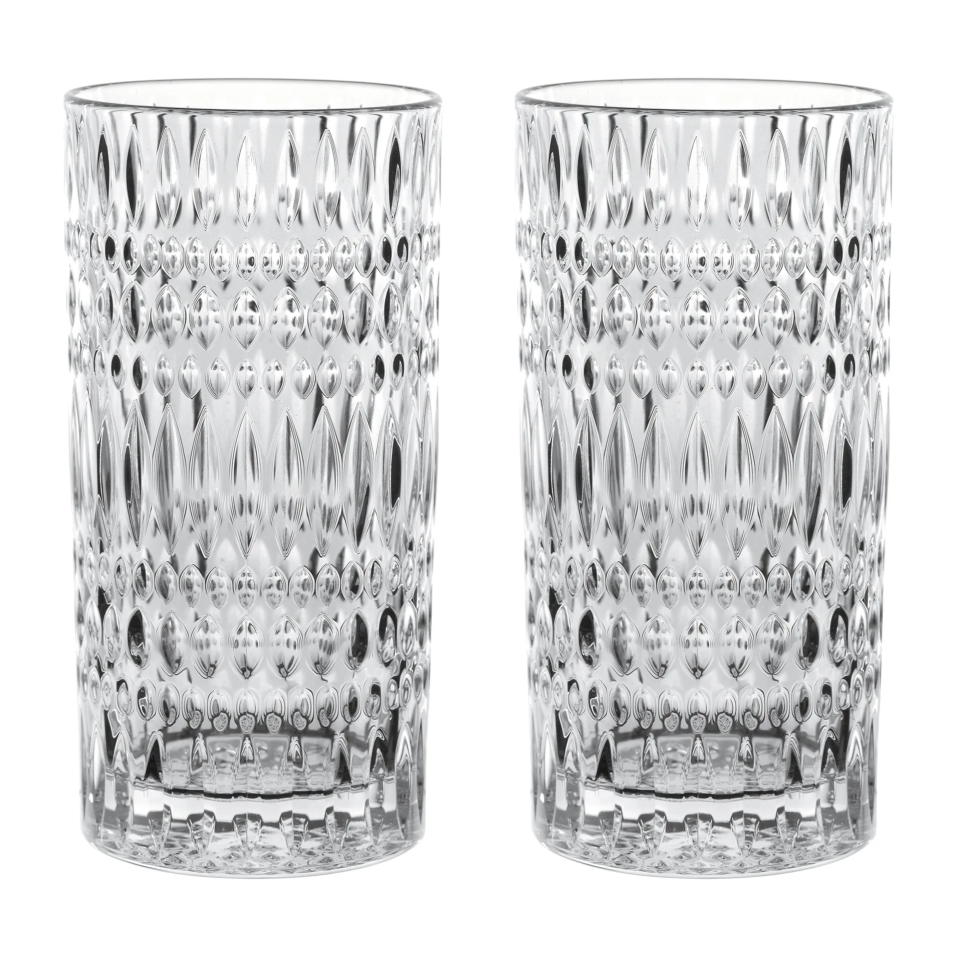 Ethno Barista Latte glas 43,4 cl 2-pack, Clear Nachtmann